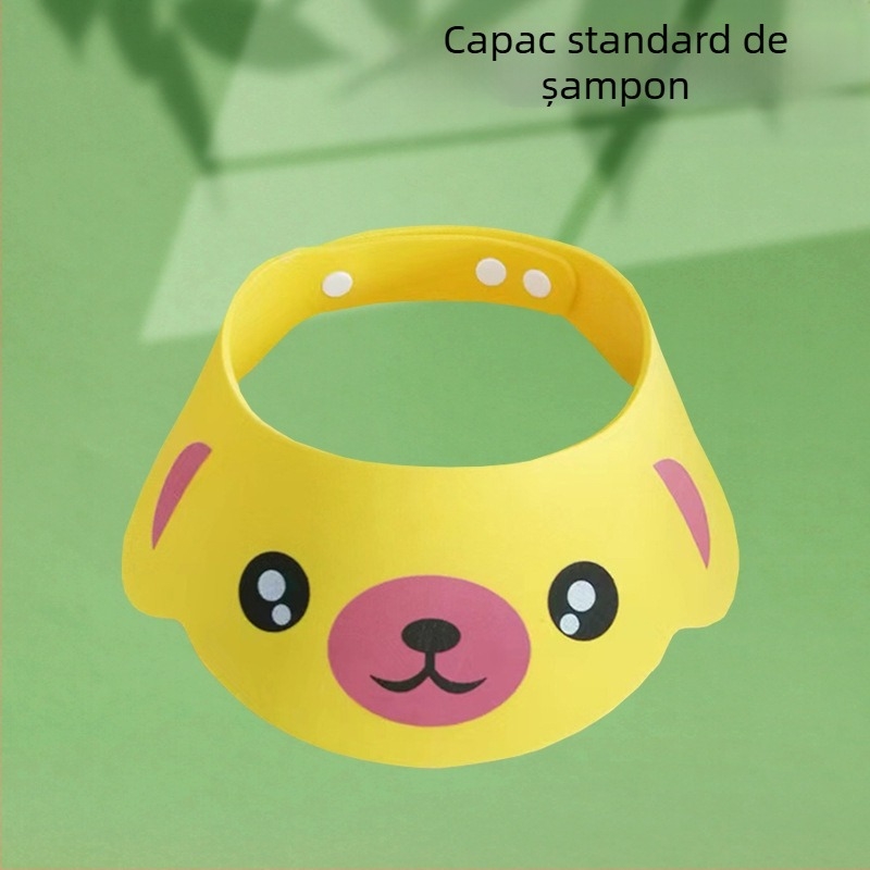Șampon pentru bebeluși, artefact, capac de reținere a apei pentru copii, cască de duș pentru baie pentru bebeluși, protecție impermeabilă pentru urechi, capac de apă pentru spălarea părului pentru copii