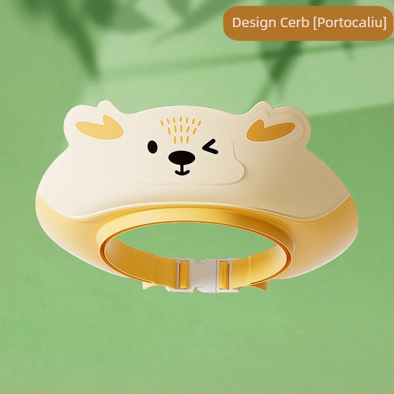 Șampon pentru bebeluși, artefact, capac de reținere a apei pentru copii, cască de duș pentru baie pentru bebeluși, protecție impermeabilă pentru urechi, capac de apă pentru spălarea părului pentru copii