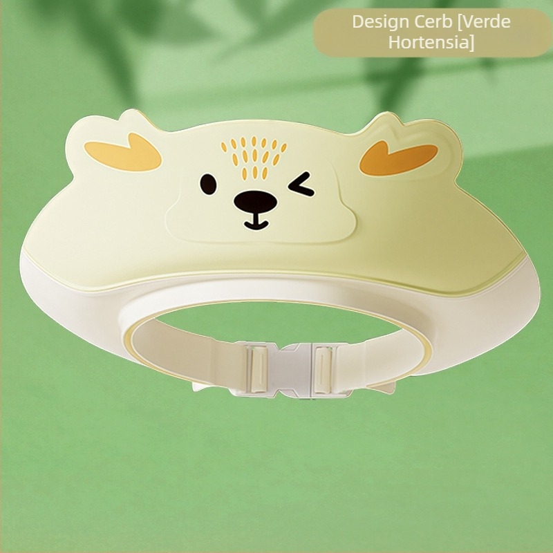 Șampon pentru bebeluși, artefact, capac de reținere a apei pentru copii, cască de duș pentru baie pentru bebeluși, protecție impermeabilă pentru urechi, capac de apă pentru spălarea părului pentru copii