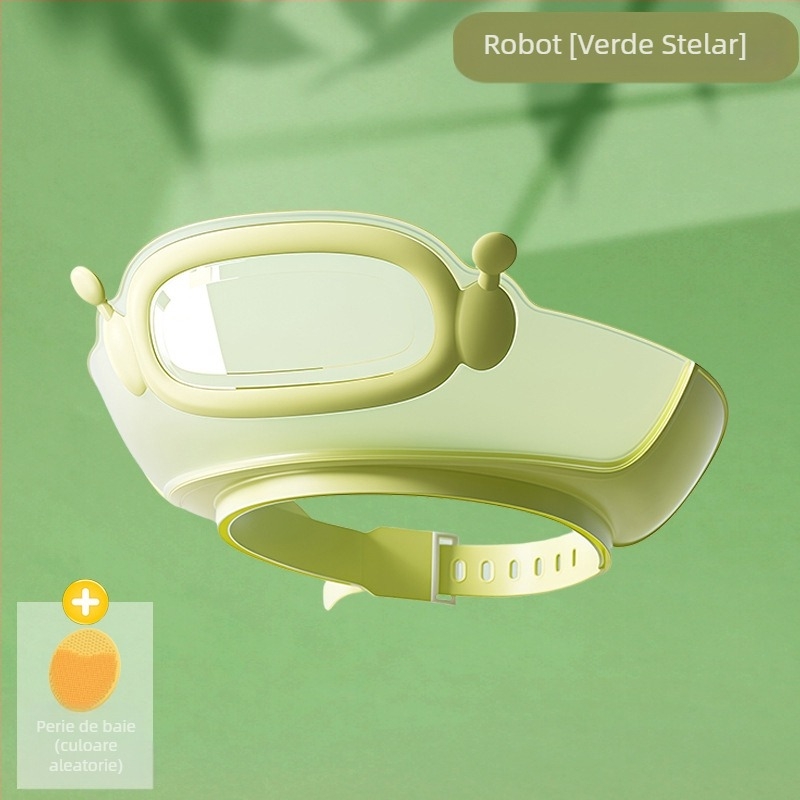 Șampon pentru bebeluși, artefact, capac de reținere a apei pentru copii, cască de duș pentru baie pentru bebeluși, protecție impermeabilă pentru urechi, capac de apă pentru spălarea părului pentru copii