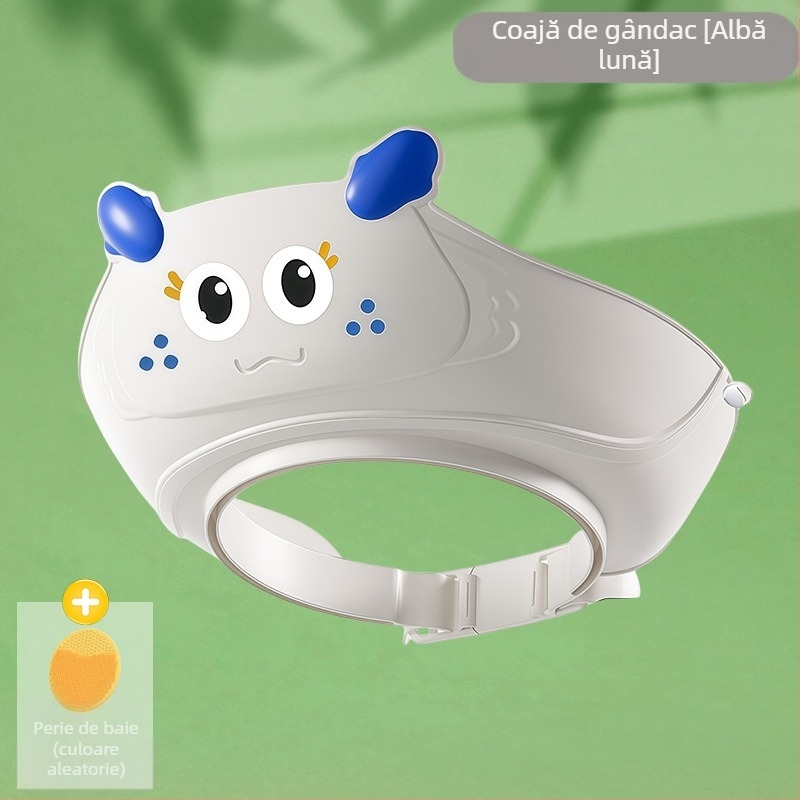 Șampon pentru bebeluși, artefact, capac de reținere a apei pentru copii, cască de duș pentru baie pentru bebeluși, protecție impermeabilă pentru urechi, capac de apă pentru spălarea părului pentru copii