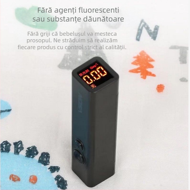 Prosop de baie dreptunghiular pentru copii, super moale, din bumbac, prosop pătrat din tifon pentru bebeluși, 30*30, prosop de salivă