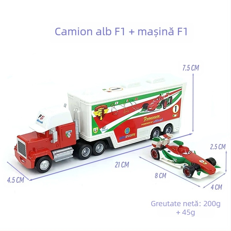 Car Story Uncle Mai Container Truck Racer suit Aliaj Mașină Jucărie Model Copii