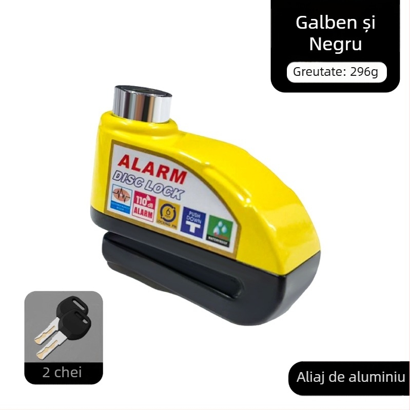 Încuietoare universală pentru frână cu disc pentru mașină electrică, încuietoare pentru motocicletă, antifurt, alarmă pentru bicicletă, încuietoare cu disc de frână, încuietoare pentru biciclete de munte