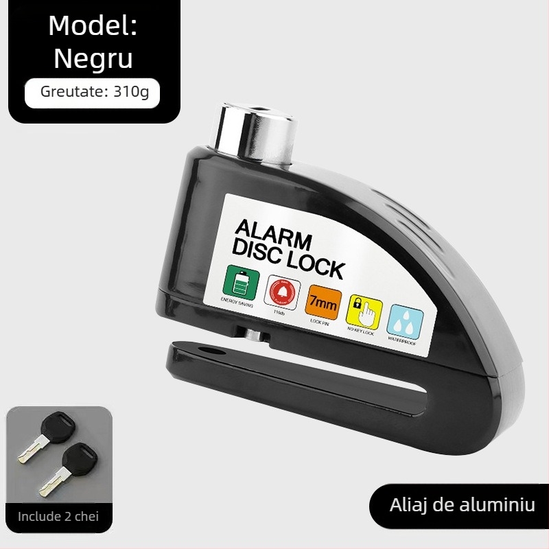 Încuietoare universală pentru frână cu disc pentru mașină electrică, încuietoare pentru motocicletă, antifurt, alarmă pentru bicicletă, încuietoare cu disc de frână, încuietoare pentru biciclete de munte