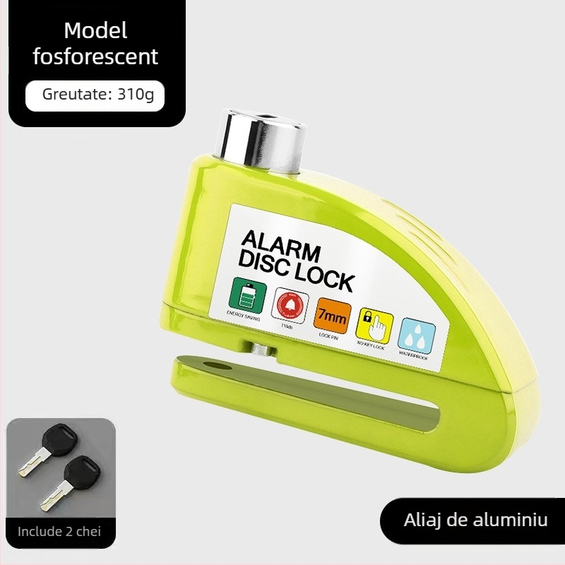 Încuietoare universală pentru frână cu disc pentru mașină electrică, încuietoare pentru motocicletă, antifurt, alarmă pentru bicicletă, încuietoare cu disc de frână, încuietoare pentru biciclete de munte