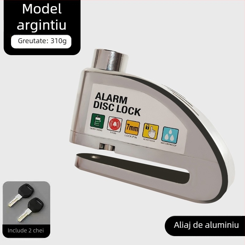 Încuietoare universală pentru frână cu disc pentru mașină electrică, încuietoare pentru motocicletă, antifurt, alarmă pentru bicicletă, încuietoare cu disc de frână, încuietoare pentru biciclete de munte