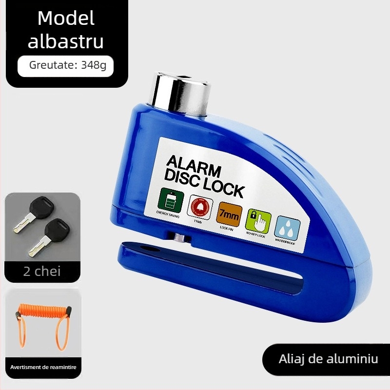 Încuietoare universală pentru frână cu disc pentru mașină electrică, încuietoare pentru motocicletă, antifurt, alarmă pentru bicicletă, încuietoare cu disc de frână, încuietoare pentru biciclete de munte