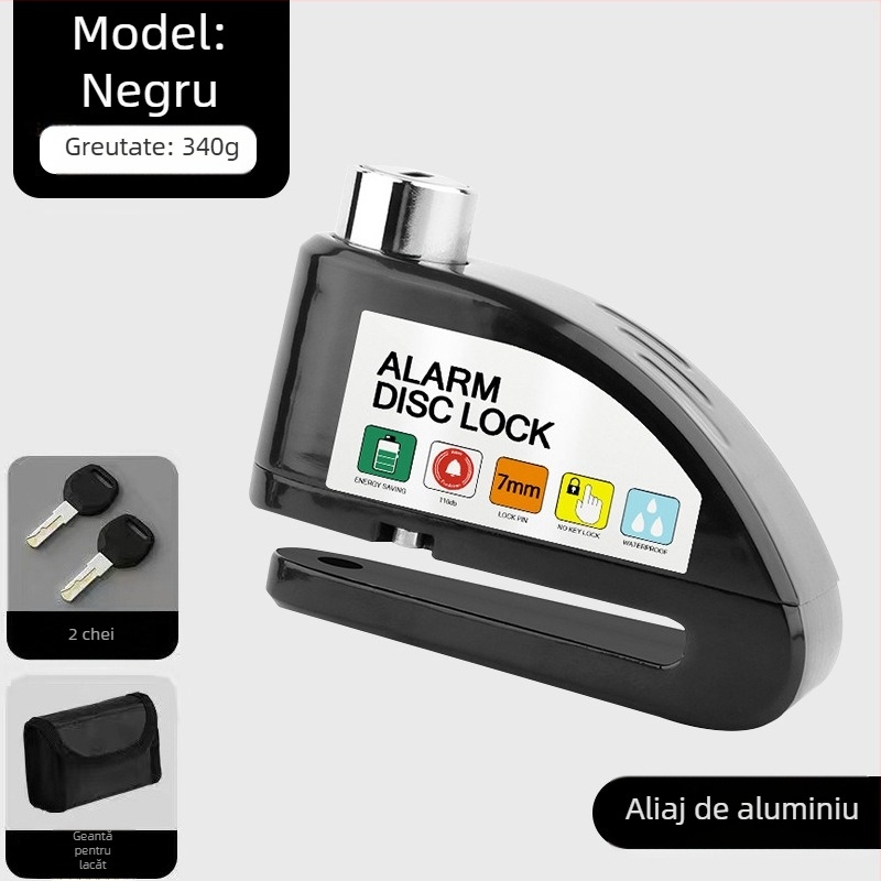 Încuietoare universală pentru frână cu disc pentru mașină electrică, încuietoare pentru motocicletă, antifurt, alarmă pentru bicicletă, încuietoare cu disc de frână, încuietoare pentru biciclete de munte