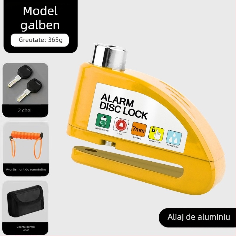 Încuietoare universală pentru frână cu disc pentru mașină electrică, încuietoare pentru motocicletă, antifurt, alarmă pentru bicicletă, încuietoare cu disc de frână, încuietoare pentru biciclete de munte