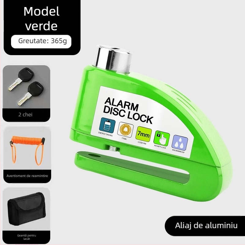 Încuietoare universală pentru frână cu disc pentru mașină electrică, încuietoare pentru motocicletă, antifurt, alarmă pentru bicicletă, încuietoare cu disc de frână, încuietoare pentru biciclete de munte