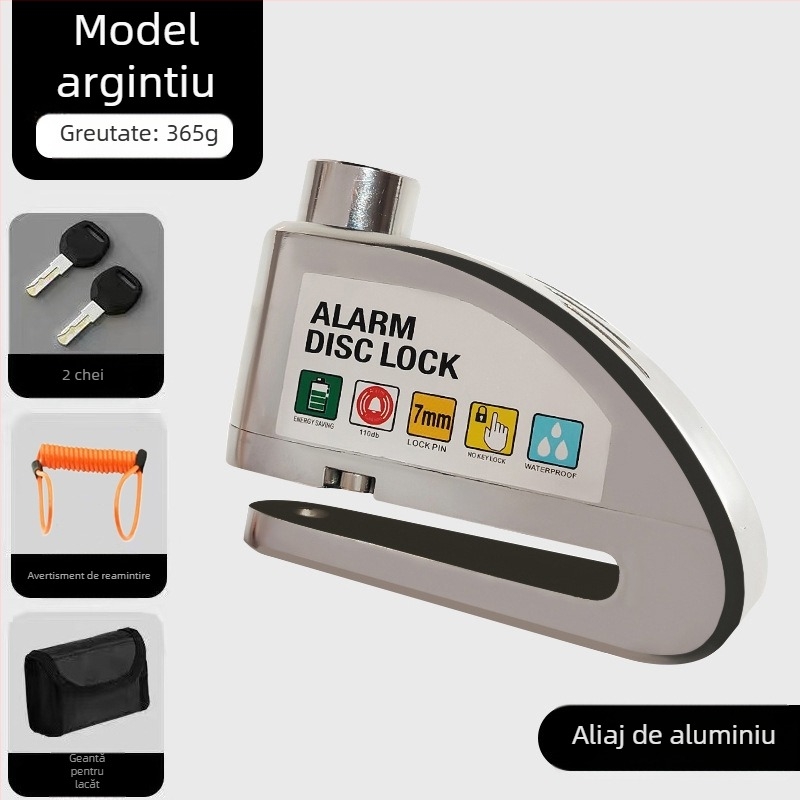 Încuietoare universală pentru frână cu disc pentru mașină electrică, încuietoare pentru motocicletă, antifurt, alarmă pentru bicicletă, încuietoare cu disc de frână, încuietoare pentru biciclete de munte