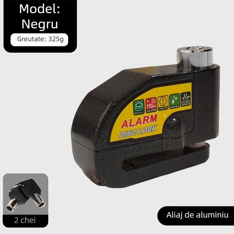 Încuietoare universală pentru frână cu disc pentru mașină electrică, încuietoare pentru motocicletă, antifurt, alarmă pentru bicicletă, încuietoare cu disc de frână, încuietoare pentru biciclete de munte