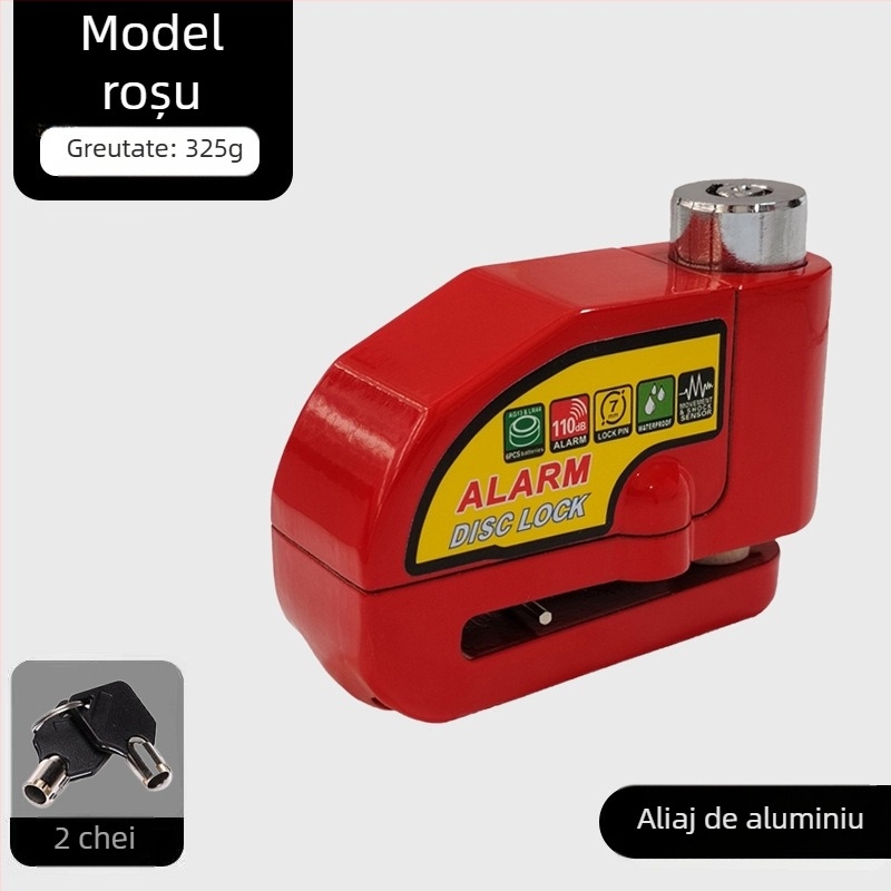 Încuietoare universală pentru frână cu disc pentru mașină electrică, încuietoare pentru motocicletă, antifurt, alarmă pentru bicicletă, încuietoare cu disc de frână, încuietoare pentru biciclete de munte