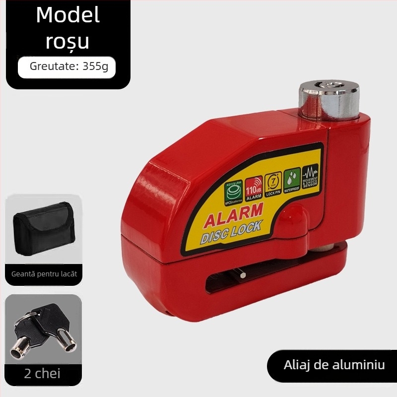 Încuietoare universală pentru frână cu disc pentru mașină electrică, încuietoare pentru motocicletă, antifurt, alarmă pentru bicicletă, încuietoare cu disc de frână, încuietoare pentru biciclete de munte