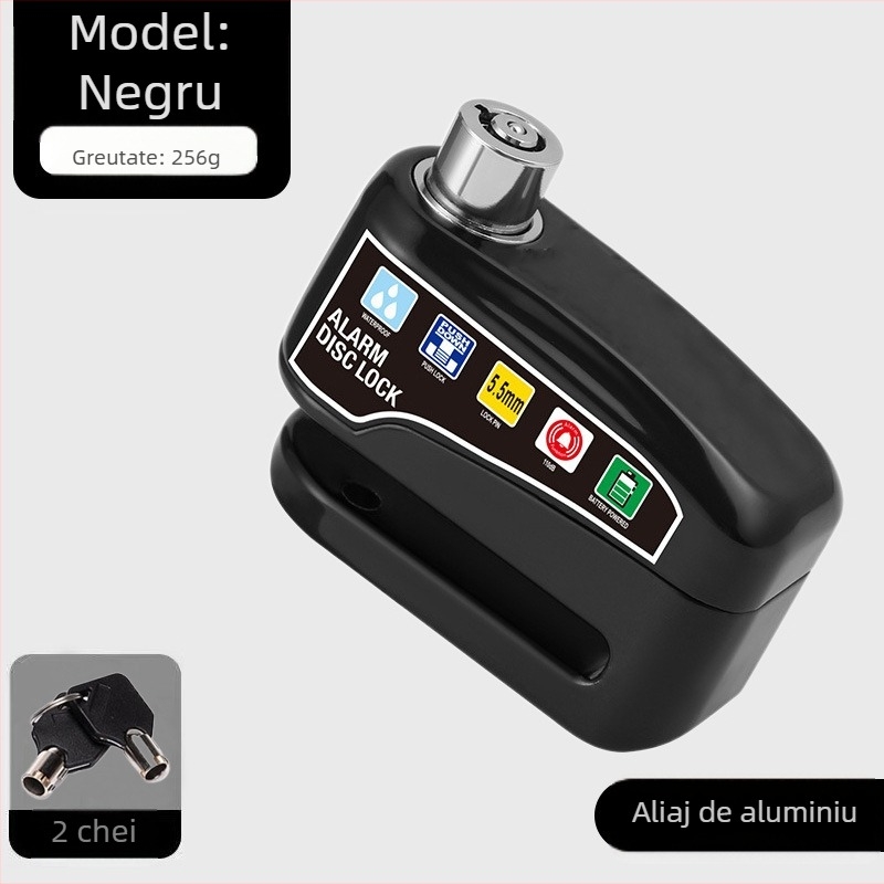 Încuietoare universală pentru frână cu disc pentru mașină electrică, încuietoare pentru motocicletă, antifurt, alarmă pentru bicicletă, încuietoare cu disc de frână, încuietoare pentru biciclete de munte