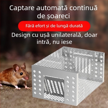 Capcană de șoareci cușcă de șoareci en-gros din fabrică, model de export, capcană de șoareci complet automată continuă, artefact, capcană de șoareci super puternică