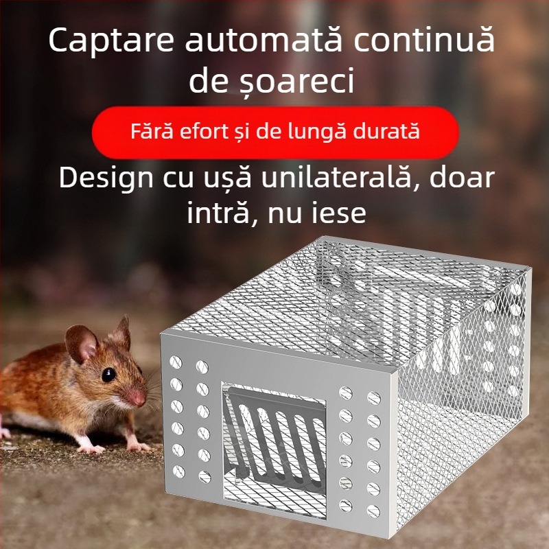 Capcană de șoareci cușcă de șoareci en-gros din fabrică, model de export, capcană de șoareci complet automată continuă, artefact, capcană de șoareci super puternică
