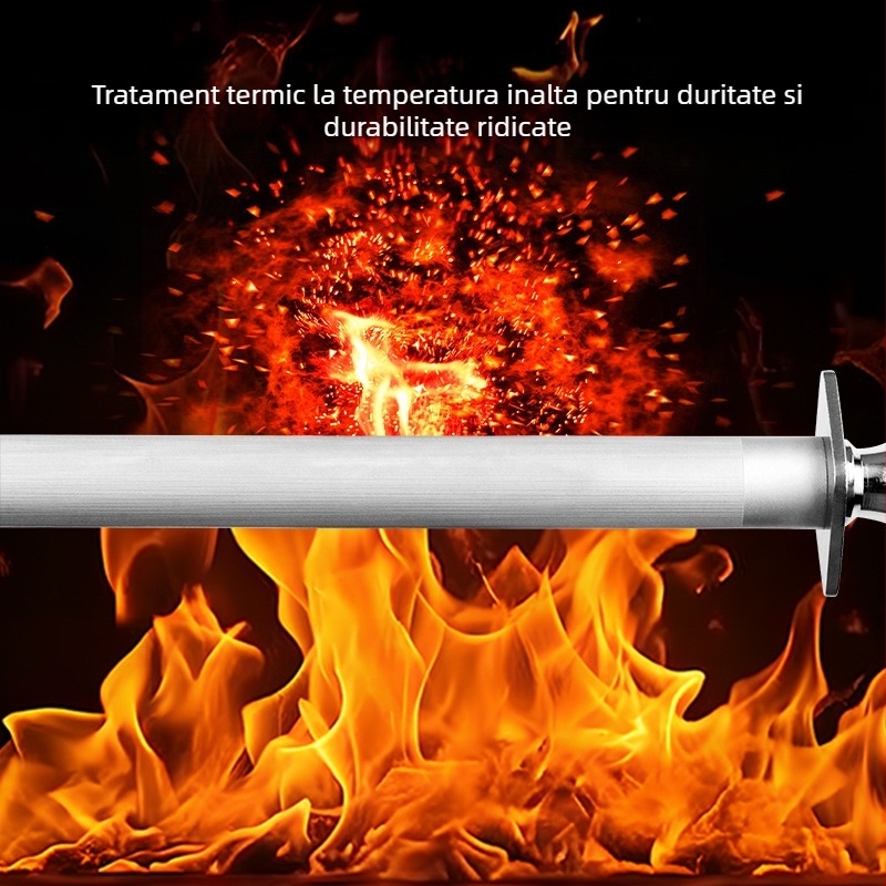 12 inch oțel tungsten plat granulație fină cuțit de șlefuit stick de uz casnic sacrificare vânzare carne cuțit de șlefuit stick rapid cuțit special Grinder cuțit profesional de șlefuit