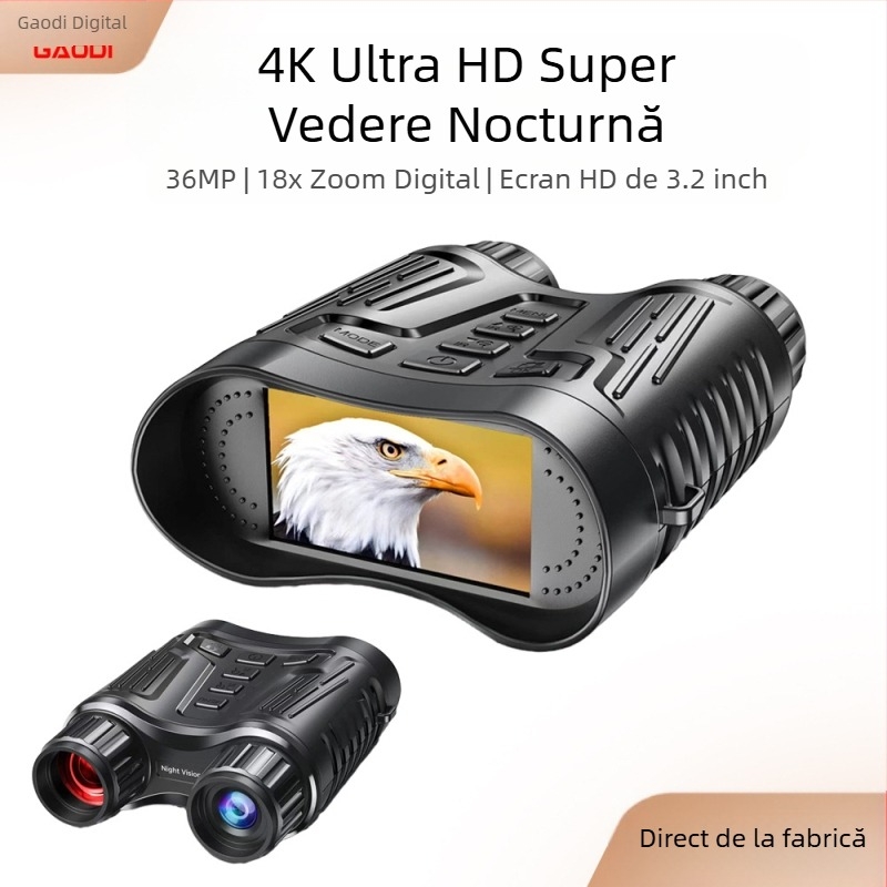 Vânzări directe din fabrică, nou dispozitiv de vedere nocturnă 4K, binoclu digital de înaltă definiție pentru fotografii și video, telescop cu vedere nocturnă în infraroșu pentru exterior