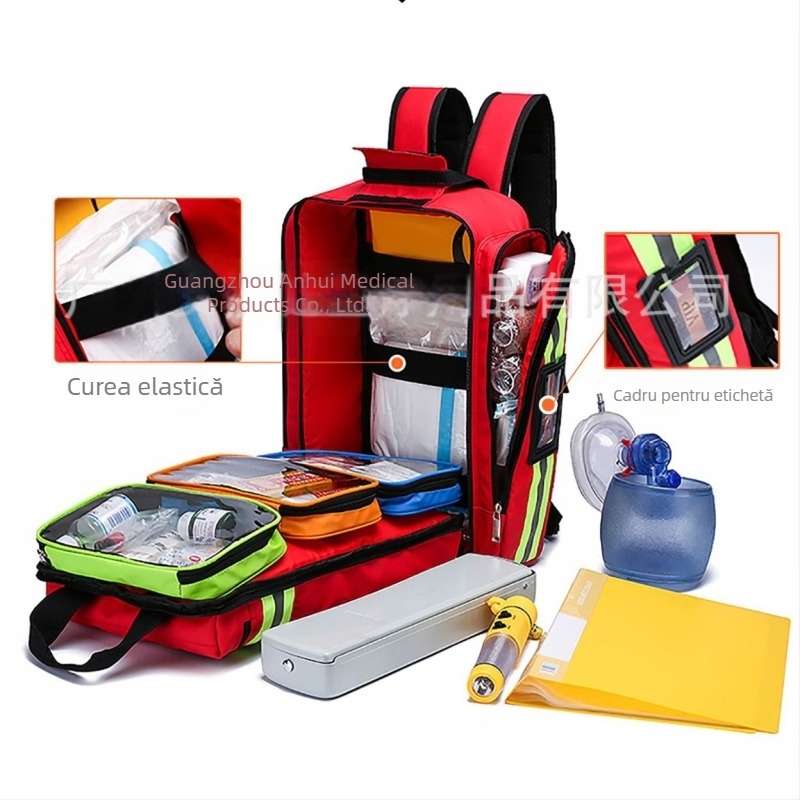 Rucsac de salvare în aer liber, en-gros, geantă de salvare de urgență, cutremur, capacitate mare, geantă cu mai multe compartimente