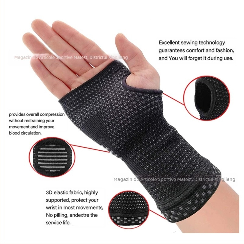 Mănuși de protecție pentru palme sport curea de presiune gimnastică în aer liber sport fitness protecție pentru palme brățară en-gros multicolor