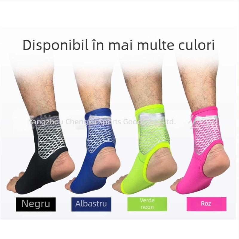 Set de protecție pentru gleznă cu compresie pentru sporturi – protecție gleznă pentru baschet, fotbal și drumeții