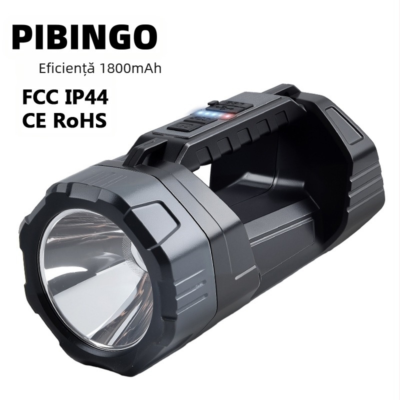 Lanternă solară nouă temu, iluminare puternică, lanternă portabilă, iluminare multifuncțională pentru exterior