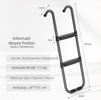 Plasă de protecție circulară cu arc pentru baschet, scară pentru echipamente de fitness, accesorii pentru trambulină, trambulină în aer liber, accesorii mari pentru trambulină