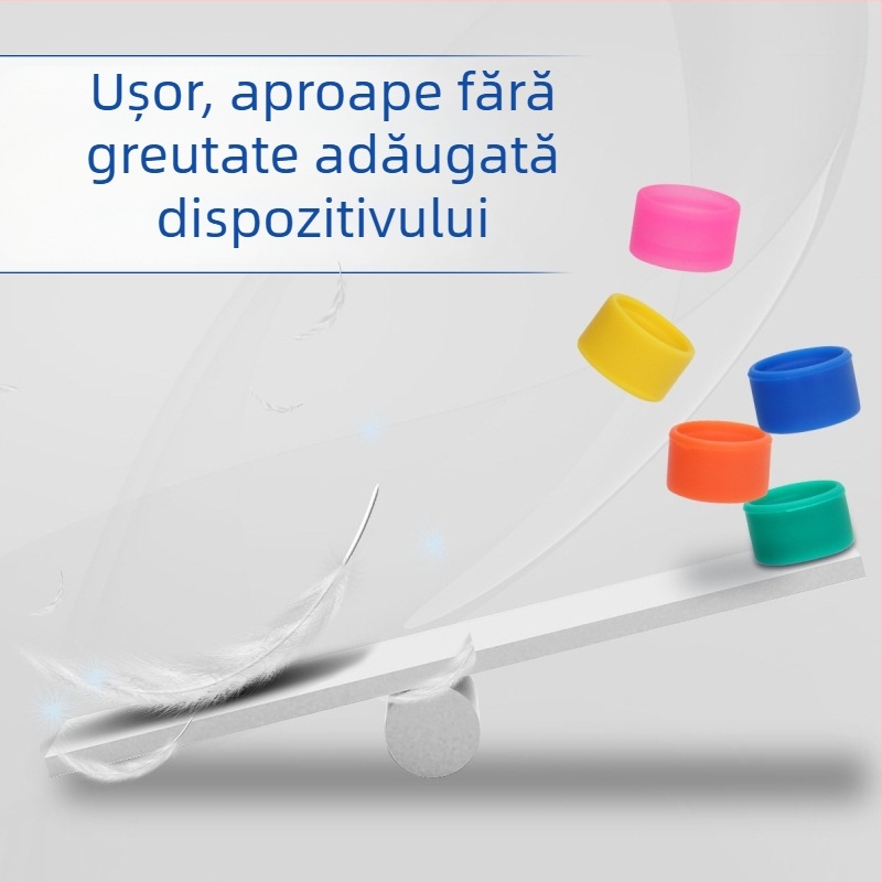 Inel cu logo pentru antenă walkie-talkie, inel universal din cauciuc pentru walkie-talkie, capac decorativ pentru antenă, accesorii pentru produs