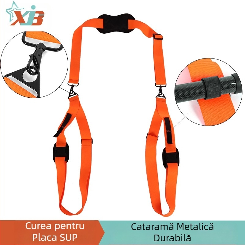 Curea de umăr reglabilă pentru placă de surf SUP, curea pentru caiac, curea pentru canoe, cu paddleboard, curea metalică fixă cu cârlig