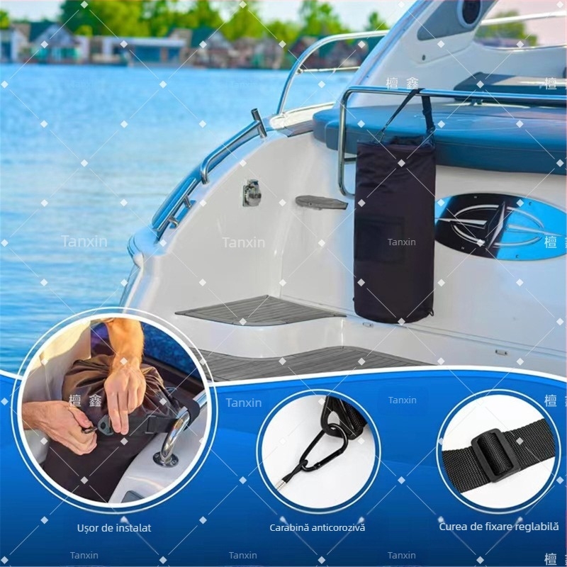 Saci de gunoi transfrontalieri pentru iahturi, saci de gunoi reutilizabili pentru bărci cu pânze, saci de depozitare îngroșați, ecologici, pentru exterior, cu apă conservată