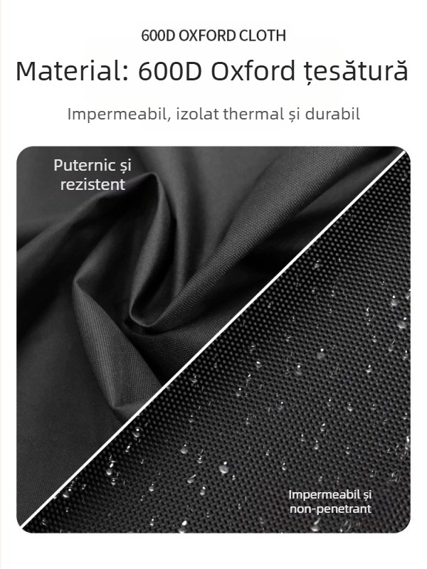 Copertină de ploaie pliabilă portabilă 600D Oxford stofă pentru caiac, iaht, turism, barcă, copertină, barcă de pescuit, șopron, barcă de asalt