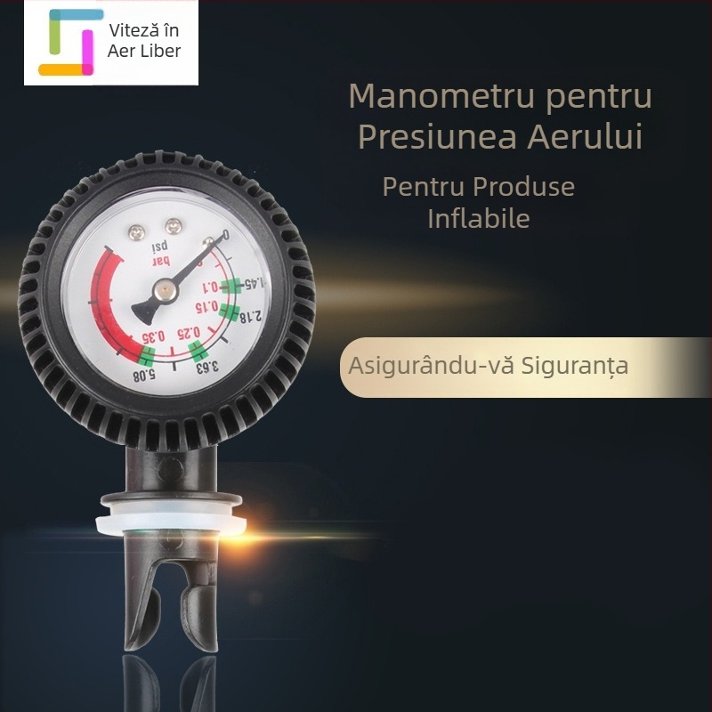Barcă gonflabilă Caiac Placă de surf Pompă gonflabilă Manometru de presiune a aerului Manometru de testare a presiunii Manometru