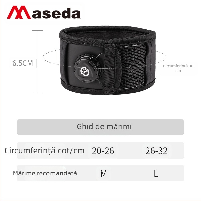 Maxida Buton Cot Păstrare Presiune Cot Păstrare Elasto Reglabil Încorporat Silicon Pernă Baseball Badminton Protector