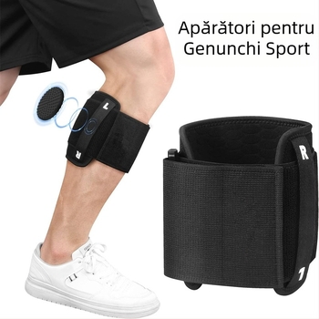Genunchiere sport transfrontaliere X New, pentru alergare, fitness, absorbante de șocuri, ameliorarea presiunii, genunchiere reglabile pentru gambă, genunchiere sport
