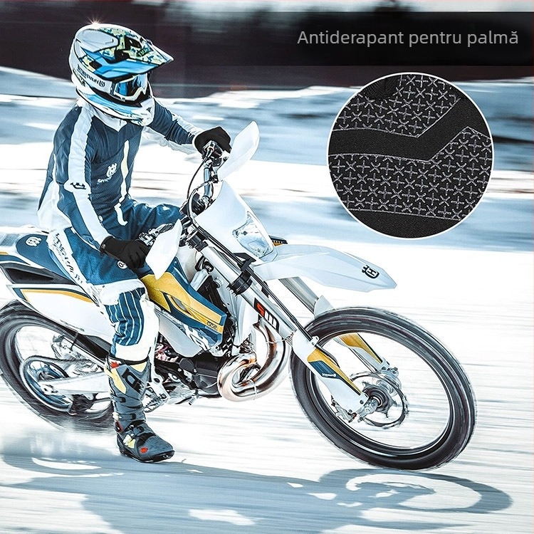 Mănuși de schi pentru bărbați și femei, mănuși de echitație în aer liber, toamna și iarna, calde, cu ecran tactil, îngroșate, rezistente la frig și vânt, cu ecran tactil