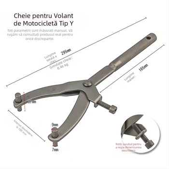 Cheie de clemă pentru volantă de tip Y pentru motocicletă și scuter, curea, disc Puli, ambreiaj magneto, demontare și asamblare, instrument de fixare