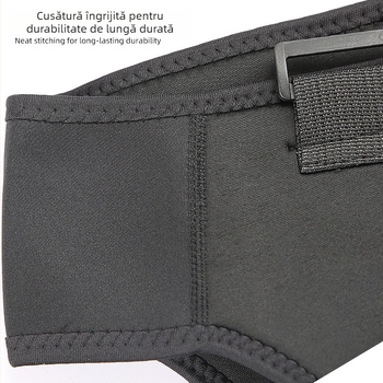 Pernă de umăr sport detașabilă, reglabilă în două direcții, presurizată, respirabilă, curea dublă pentru umăr, curea de umăr încrucișată, husă dublă de protecție a spatelui