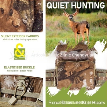 Geantă multifuncțională pentru echipamente de exterior, geantă tactică de piept cu design de camuflaj, geantă cosmetică pentru telescop, geantă de talie pentru vânătoare, geantă pentru telemetru