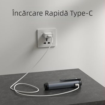 Lanternă magnetică reîncărcabilă, lumină puternică, portabilă, mică, ultra-luminoasă, cu rază lungă de acțiune, pentru exterior, acasă, iluminat, lumină de lucru