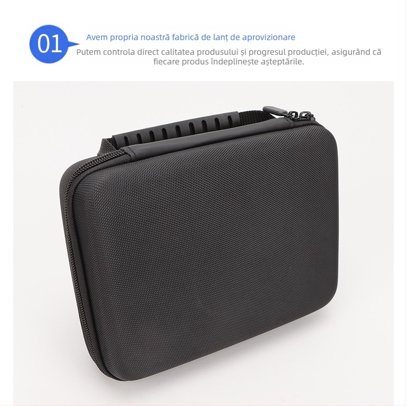 Eva Travel geantă portabilă de depozitare pentru ceasuri, 6 sloturi pentru carduri, rezistentă la șocuri, anti-cădere, anti-presiune, portabilă, cadou