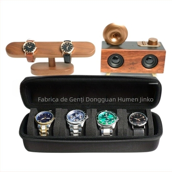 Cutie de depozitare direct din fabrică pentru 4 ceasuri, geantă portabilă cu carcasă rigidă, geantă de depozitare pentru ceasuri, geantă EVA pentru afișare