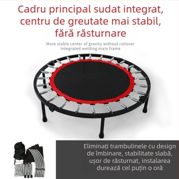 Trambulina pentru adulți și copii, pat de sală de sport interior, pat de sărituri pentru familie, trambulină Bounce, furnizare directă din fabrică