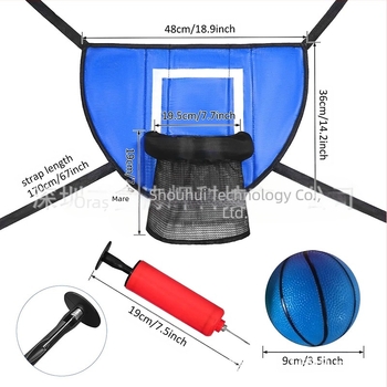 Trambulina sărituri pat baschet cadru spate copii aprovizionare transfrontalieră specială agățat baschet tablă tir cataramă baschet rack