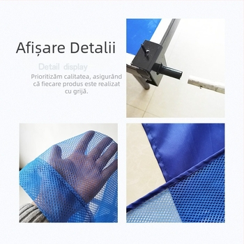 Plasă de colectare a mingii de tenis de masă, plasă de blocare pentru antrenament în interior, plasă de colectare a mingii de tenis de masă, cadru portabil, plasă de colectare și reciclare a mingii