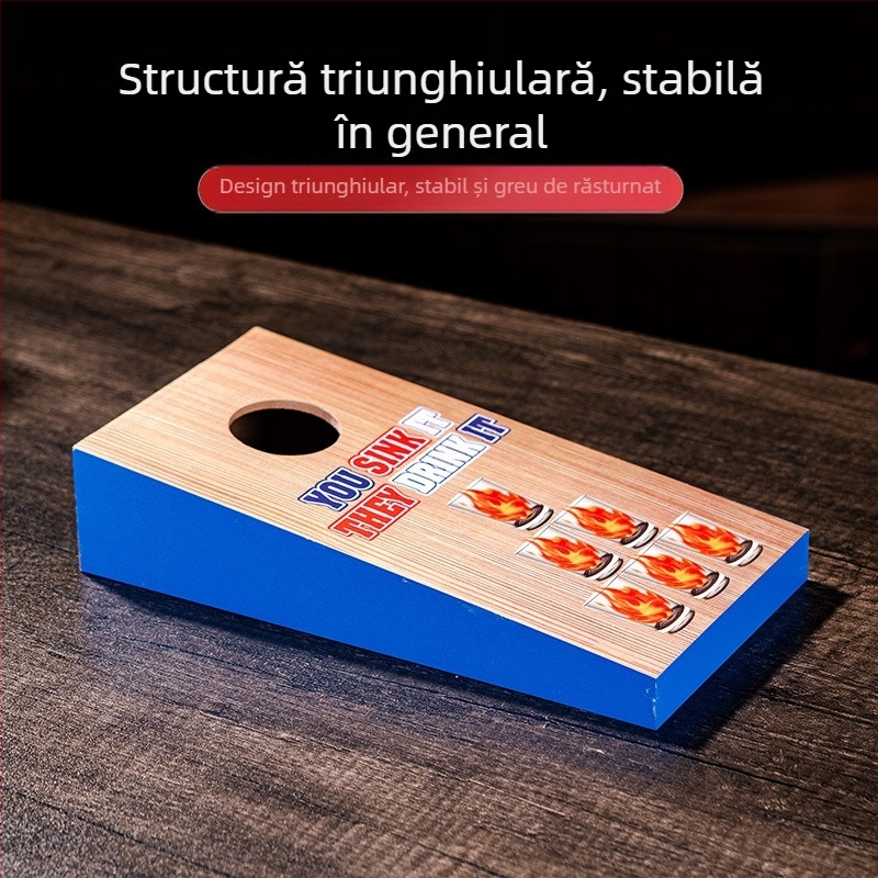 Joc de aruncare a sacilor cu nisip din lemn, joc sportiv, jucărie, aruncarea sacilor cu nisip, set de tablă, joc de saci cu nisip pentru desktop, cu pahar de vin