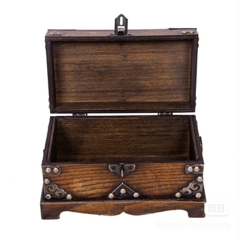 Cutie de depozitare din lemn vintage cu lacăt, cutie din lemn, depozitare comori antice, cutie mică din lemn, cutie de evadare din cameră, cutie de recuzită