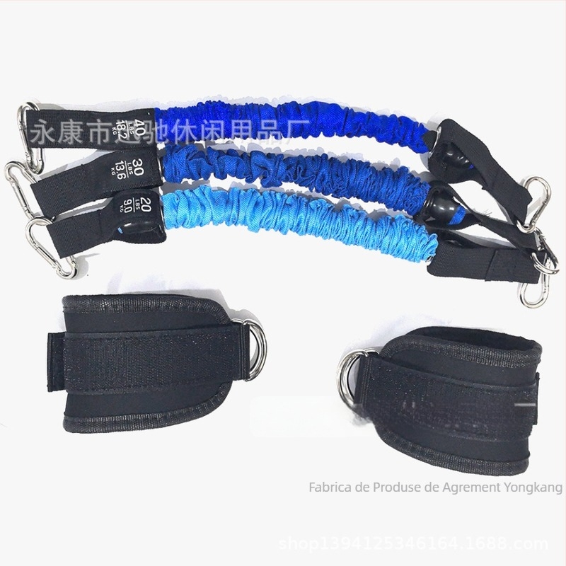 Dispozitiv de tensiune cu bandă de rezistență latex, furnizat direct din fabrică, cu cataramă pentru gleznă, antrenament pentru jambiere, curea pentru picior, inel pentru picior, gantry