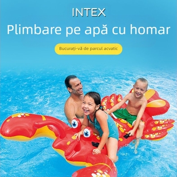 Jucărie gonflabilă INTEX realistă pentru rechini, cu suport pentru animale, pentru joacă în apă, pentru copii
